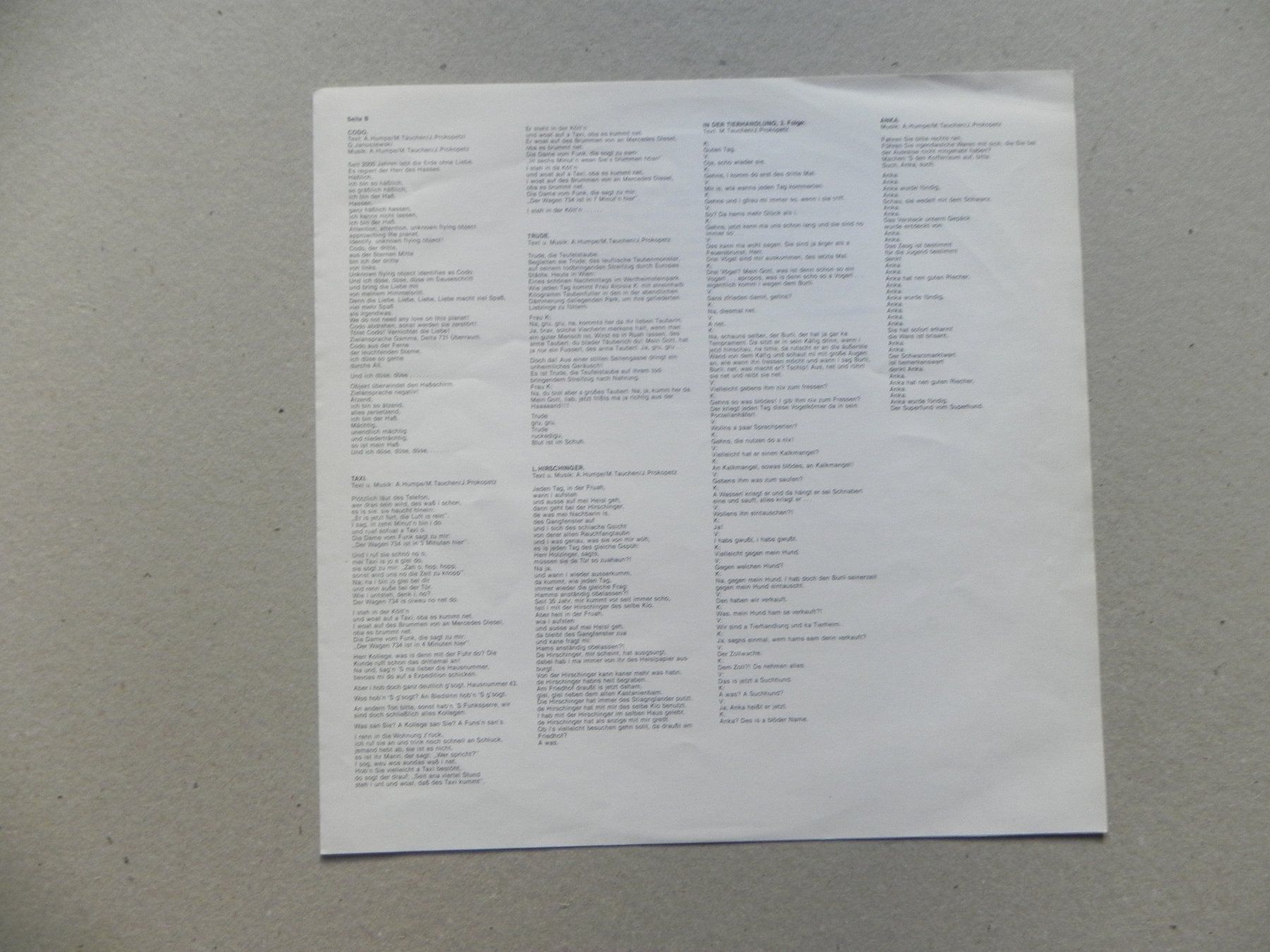 Dischi in vinile: LP Deutsch Ostereich Döf 1983 mit Hit Codo aus der Ferne ... – Usato da Siebnen venduto da krimsie 3