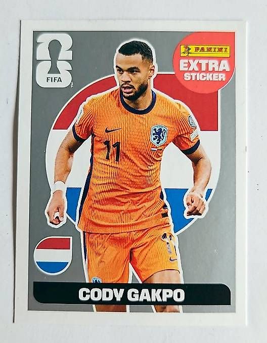Panini Carte collezionabili: Cody Gakpo Panini Extra Sticker Silver – Nuovo (secondo la descrizione) da Bern venduto da Dane3