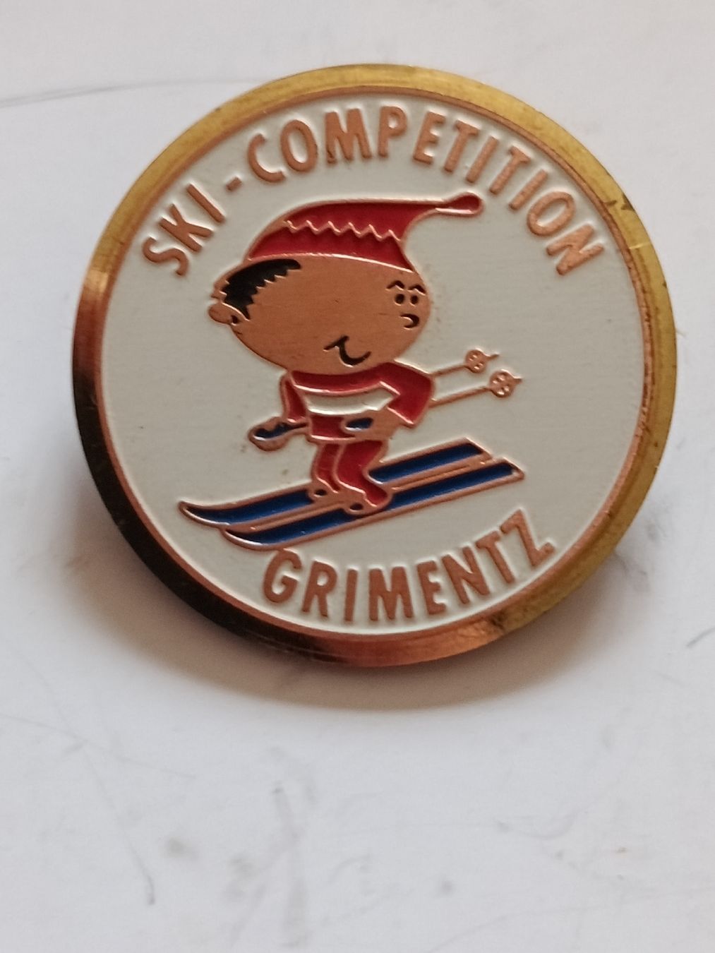 Placchette & Badge: broche Ski Competition Grimentz Valais  – Usato da Bex venduto da Canouille 1
