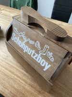 Schuhputzkiste "Schuhputzboy", Vintage Holzbox, TOP! (51)