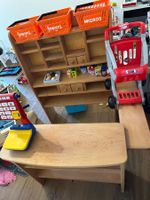 Verkäuferliladen aus Holz