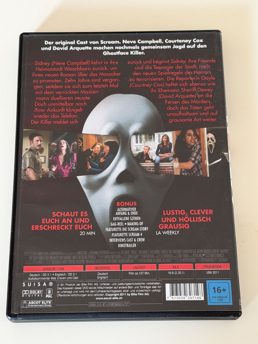 Tous les DVDs: Scream 4 - DVD – D'occasion à Altstätten SG par sheamus 1