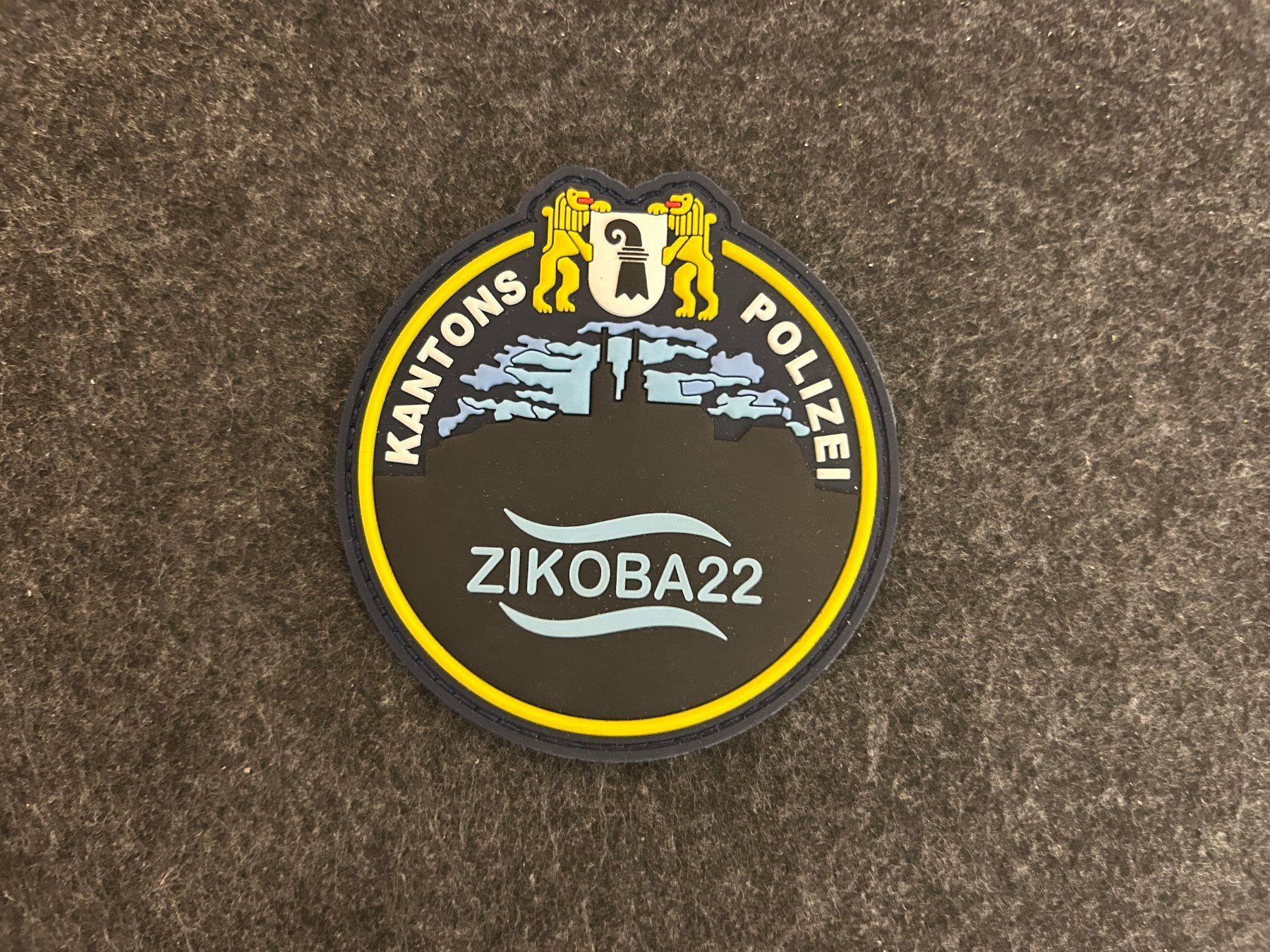 Placchette & Badge: Patch, BS, Kantonspolizei Basel-Stadt, ZIKOBA22 – Usato da Berikon venduto da DGC-1995