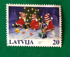 BRIEFMARKEN AUS  Lettland GESTEMPELT