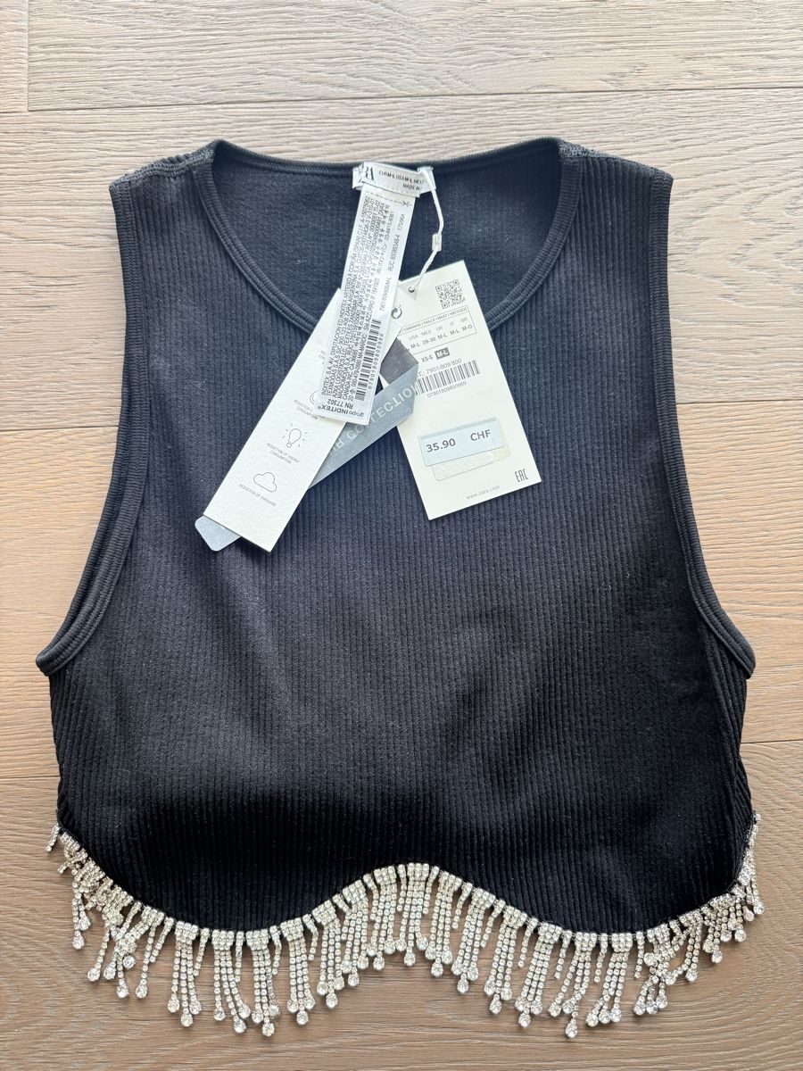 Zara Top: Zara crop top – Nuovo e nell'imballaggio originale da Melide venduto da Nikola-123 2