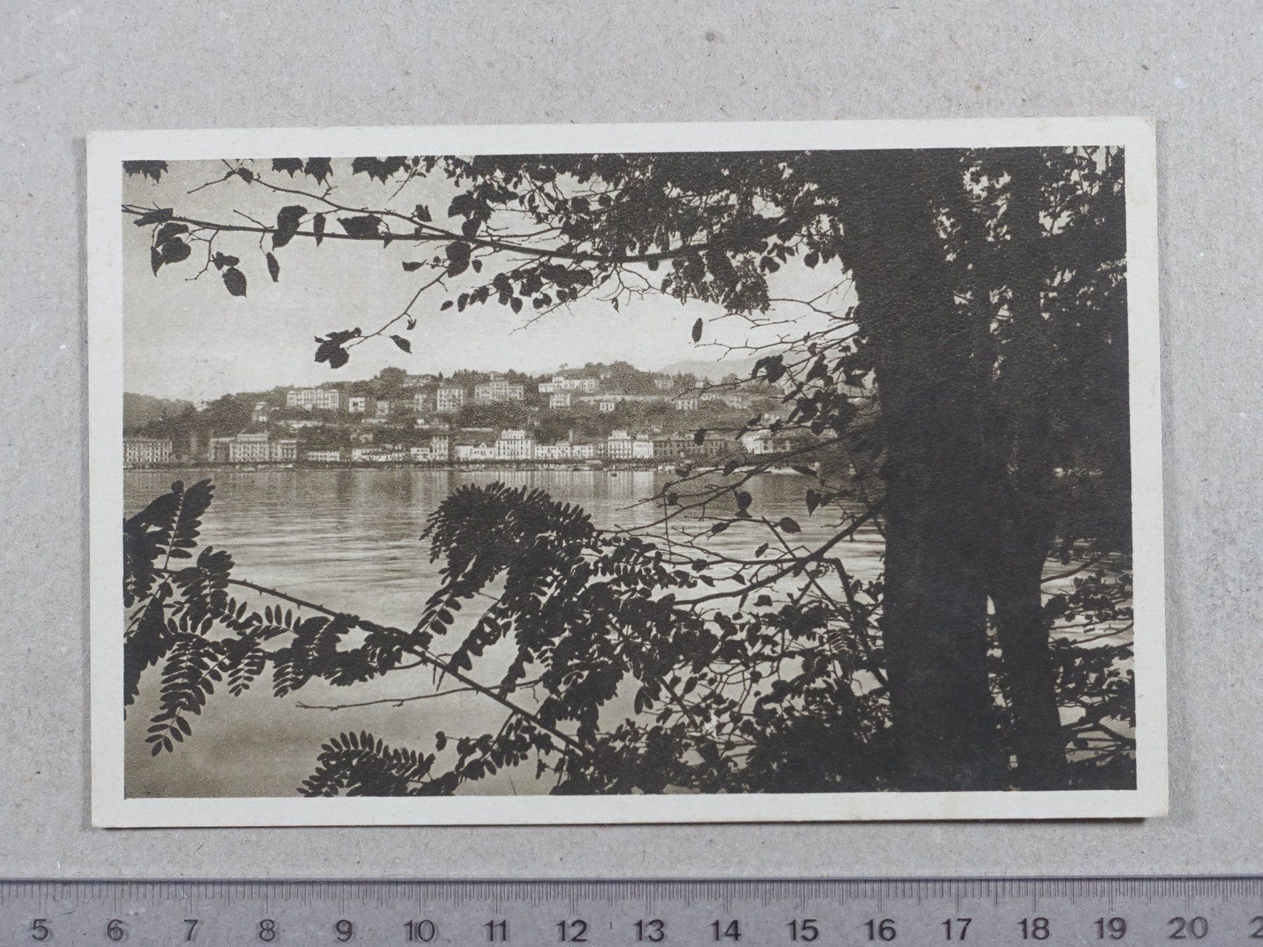 Cartoline postali: Lugano, 1922 – Usato da Lenzburg venduto da fh1