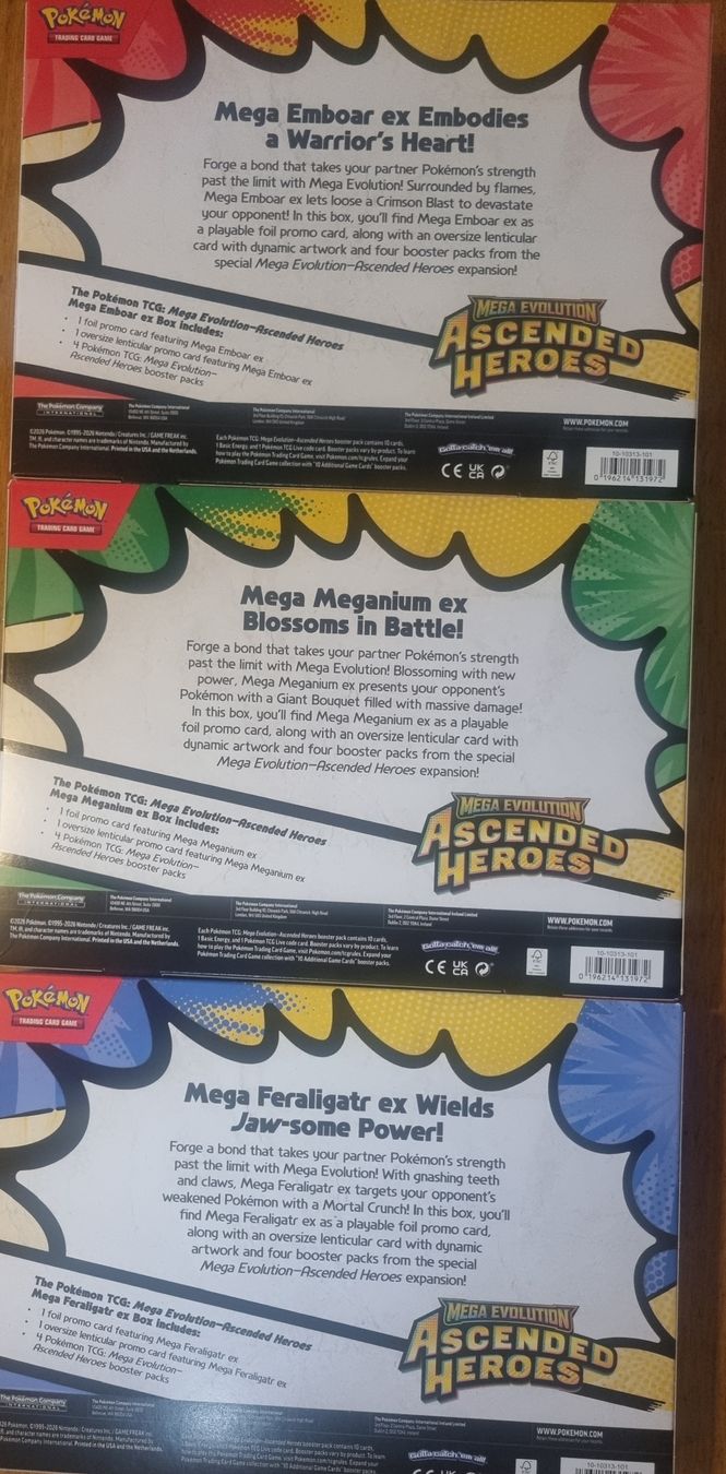 Pokémon Sammelbilder & Trading cards: Pokemon Mega Evolution Ascended Heroes  – Neu und originalverpackt aus Les Cullayes von yan_nvn9 1