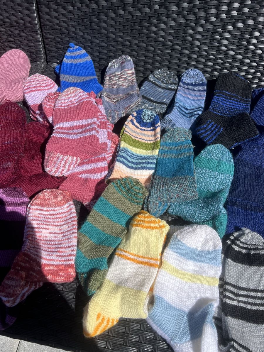 Calze: Diverse Wollsocken Handarbeit – Nuovo e nell'imballaggio originale da Bülach venduto da Cucculi 1