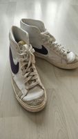 Nike Blazer High weiss lila Grösse 39 Zustand gut