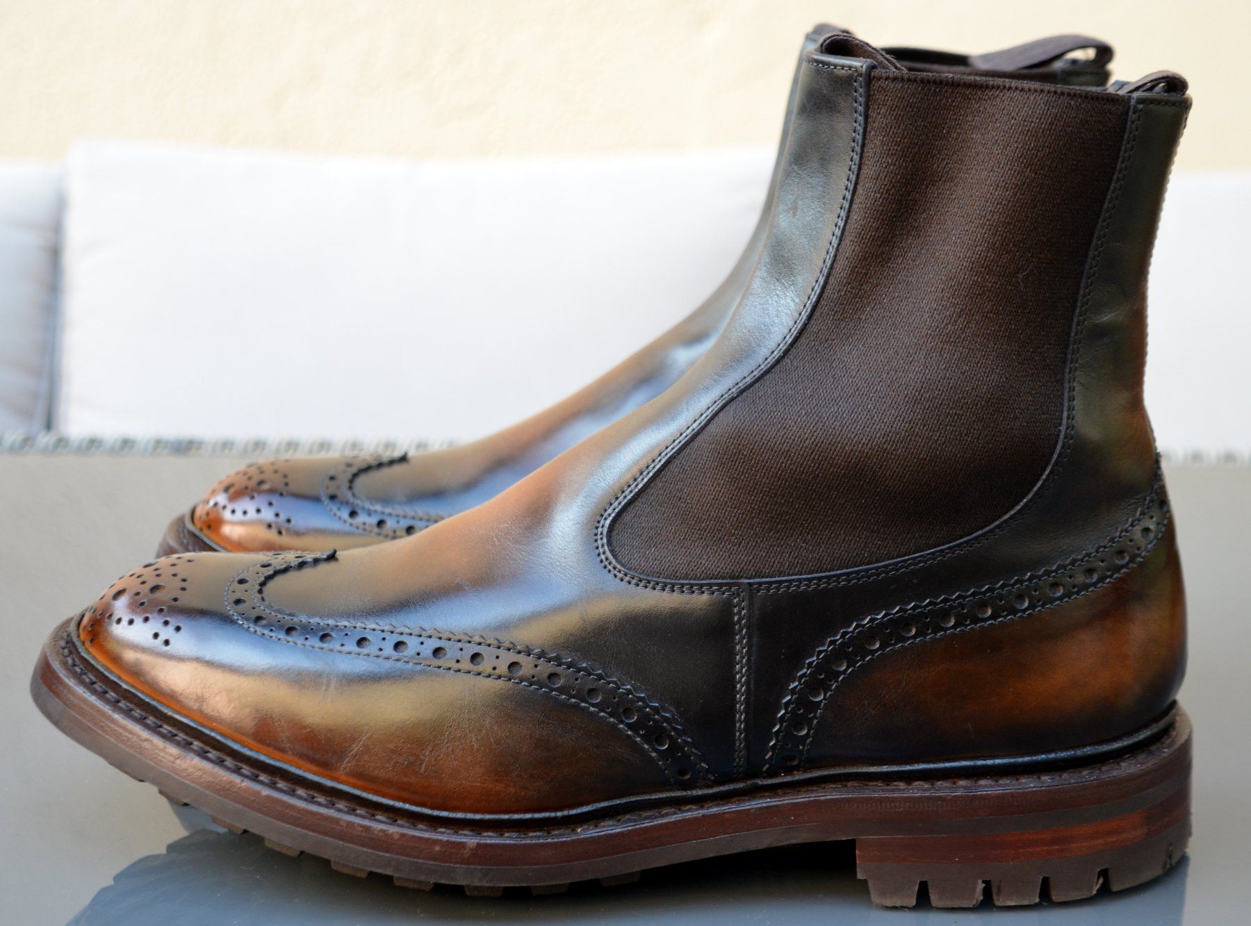 Scarpe da uomo: Tricker's Boots / bottes .10 / 44 – Usato da Collonges venduto da Auganien 5