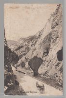 Carte Les Gorges de Moutier oblit. armée Bureau du jura