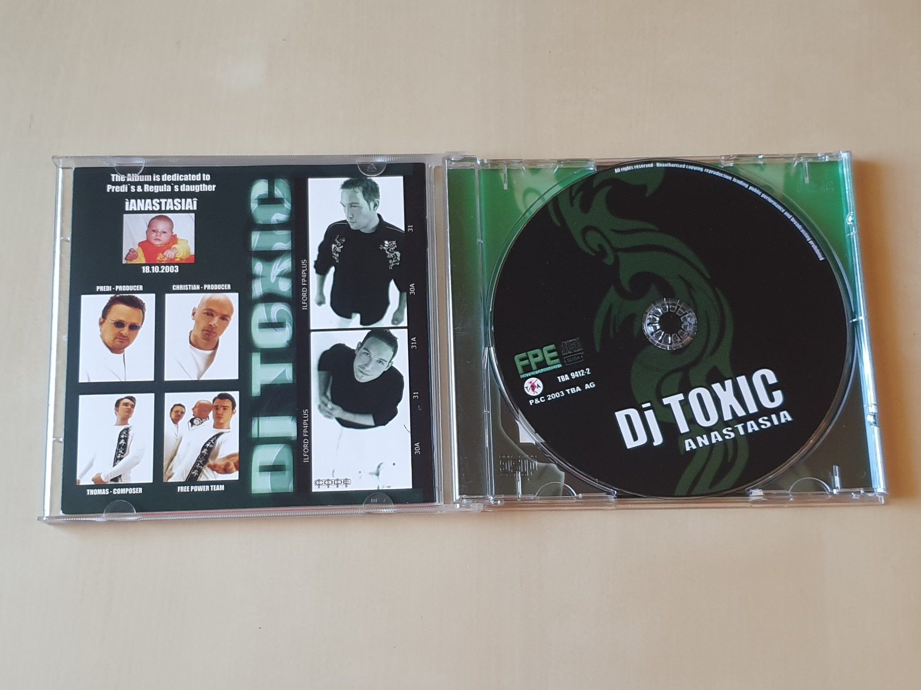 CD: DJ Toxic Anastasia – Usato da Stansstad venduto da collectorsshop 2