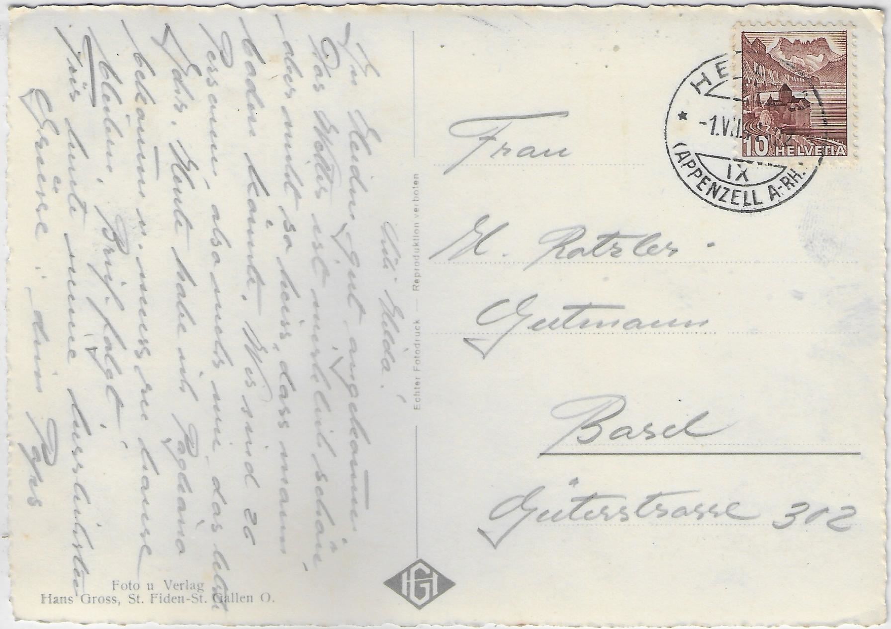 Cartes postales: Heiden - Evang. Kirche – D'occasion à Ettingen par Kartenplanet 1