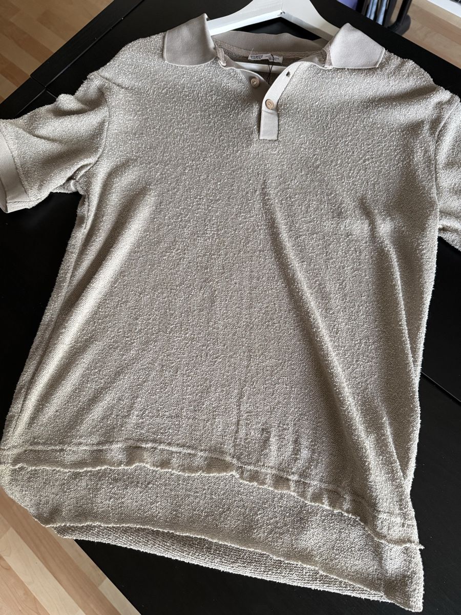 Magliette Polo: Oversized Polo Shirt - Beige, Gr. S – Nuovo e nell'imballaggio originale da Wallbach venduto da Nenex 3