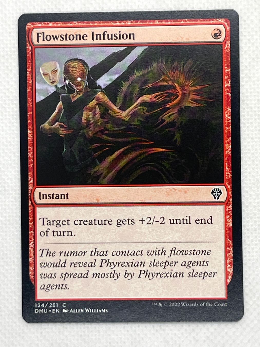 Magic The Gathering Sammelbilder & Trading cards: MTG Flowstone Infusion DMU 124 Englisch Common – Gebraucht aus Hinterkappelen von Kim1992
