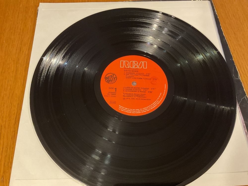 David Bowie - Hunky Dory - Vintage Schallplatte - Rarität! (Gebraucht ...