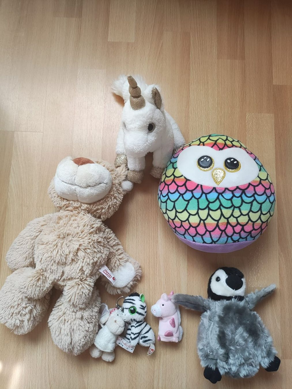 Giocattoli: Plüschtier-Sammlung: Bär, Einhorn, Eule & mehr – Usato da Schlatt TG venduto da Andis3