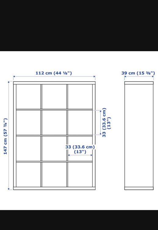 IKEA KALLAX Shelving unit 112*147 Kaufen auf Ricardo