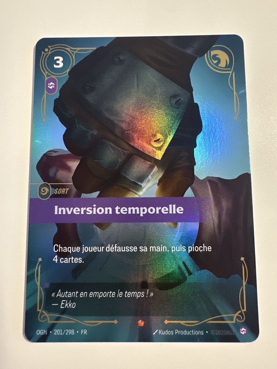 Carte collezionabili: Riftbound Origines 201/298 Inversion temporelle – Nuovo (secondo la descrizione) da Courgenay venduto da mat_86xs