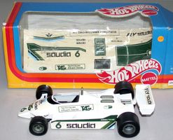 Williams Ford FW08 F1 1982, MATTEL HOTWHEELS MEBETOYS 1:25