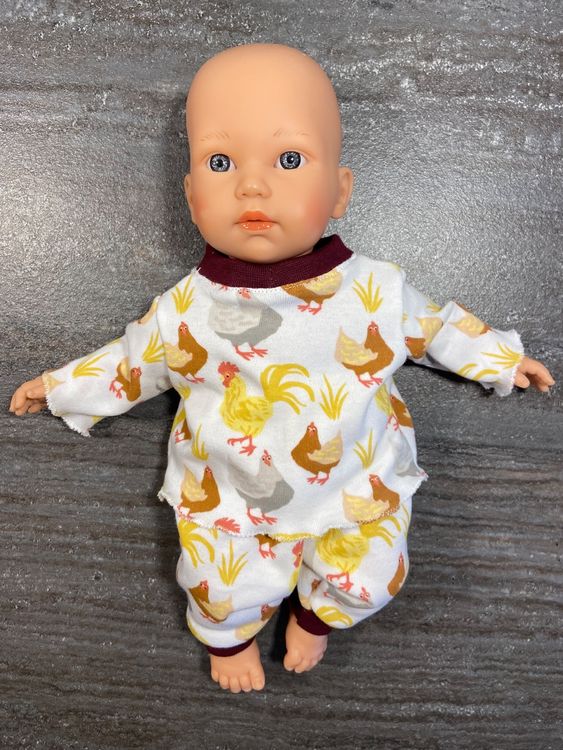 TOYANDONA Puppen Kuh Overall - Weicher Plüsch Pyjama