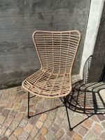 Stühle, Kunststoff-Rattan