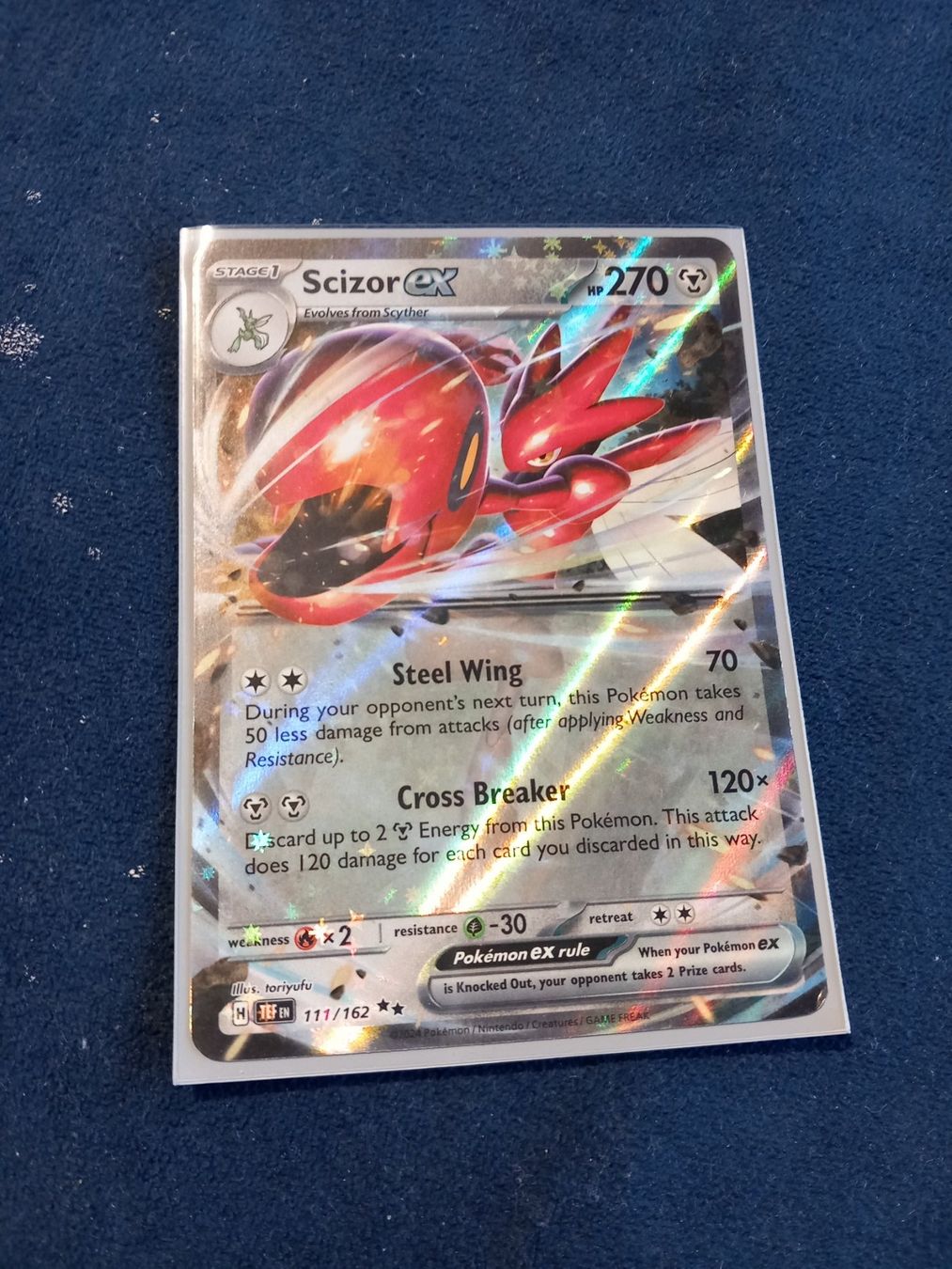 Pokémon Carte collezionabili: Scizor EX (EN) Temporal Forces - TEF 111/162 – Nuovo (secondo la descrizione) da Hinterfultigen venduto da Marcel2112