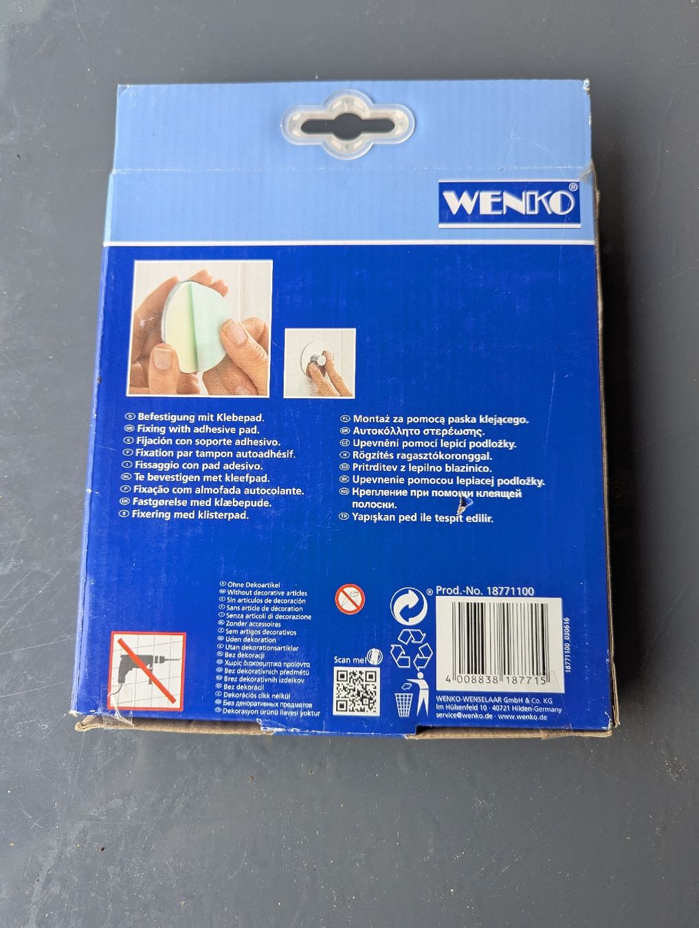 Wenko Portasciugamani: wenko Handtuch-Halterung – Nuovo e nell'imballaggio originale da Brienz BE venduto da bar_xf2d 1