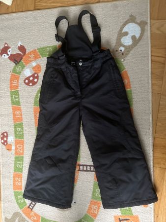Schwarze Skihose / Schneehose Gr.110