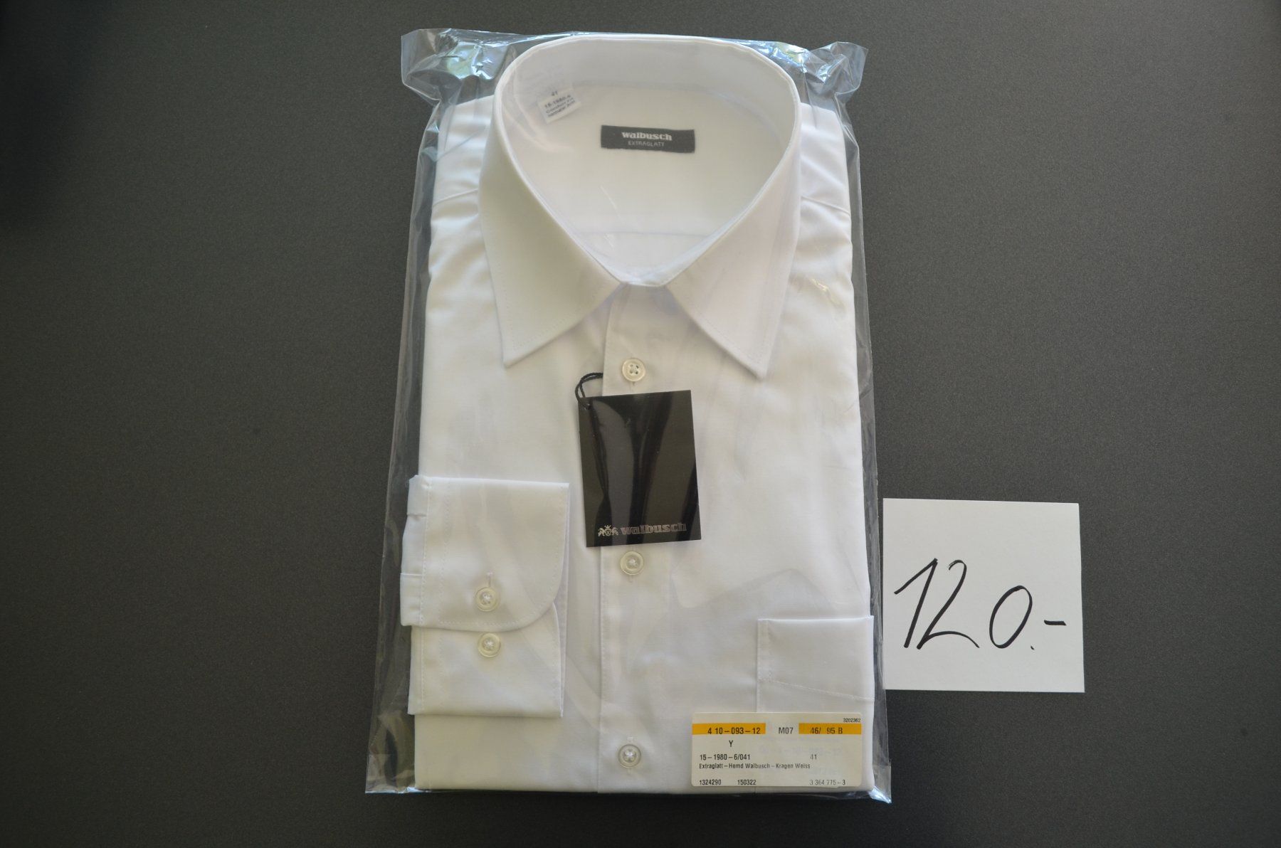 Camicie: Weisses Hemd von Walbusch Grösse 41 – Usato da Richenthal venduto da Mikesh01