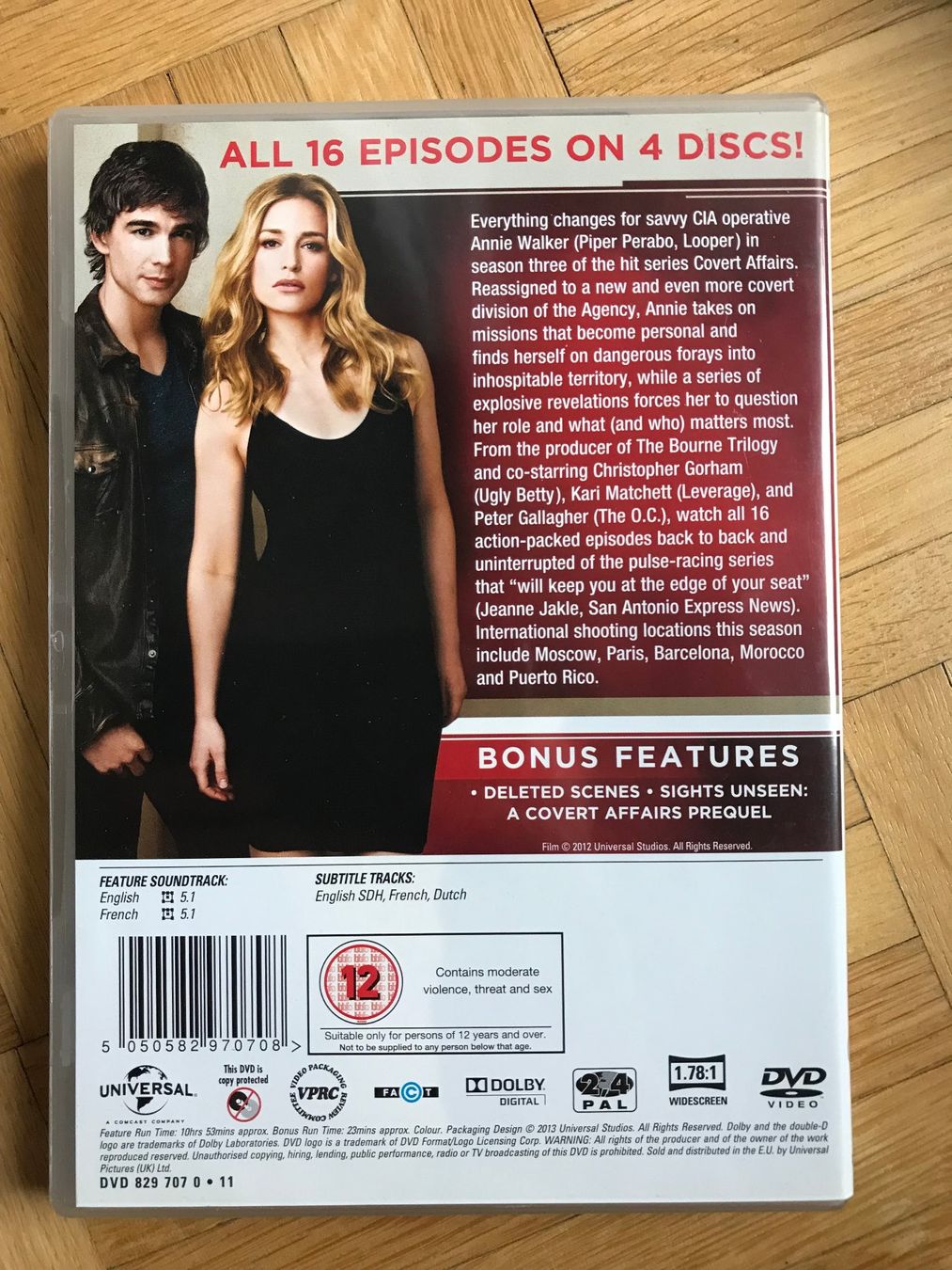 Tutti i DVDs: Covert Affairs: Season Three - DVD – Usato da Zürich venduto da Malcom 2