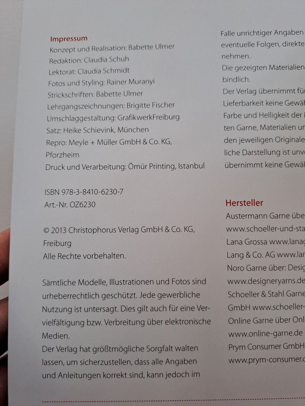 Zeitschriften & Magazine: Entrelac Stricken im Flechtmuster von Babette Ulmer OZVerlag – Neu (gemäss Beschreibung) aus Glashütten von Schwebefisch 6