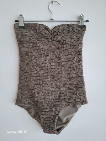 Maillot de bain bandeau Tori Praver taille XS olive bon état