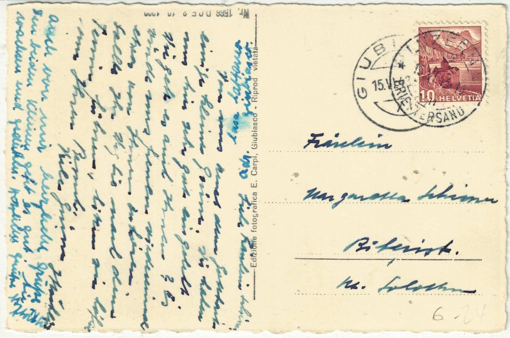 Cartes postales: Giubiasco -  Quartier industriale – D'occasion à Ettingen par Kartenplanet 1
