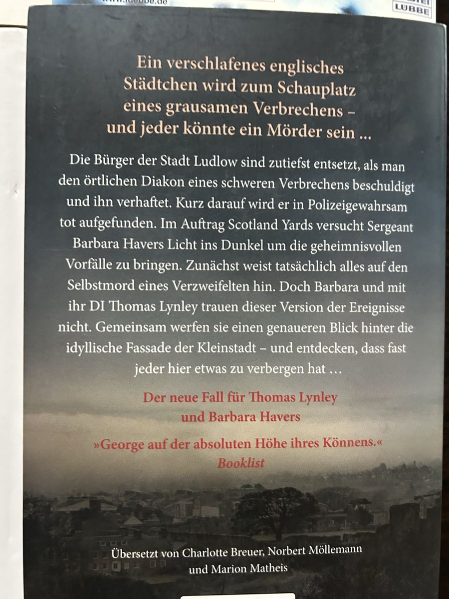 Libri: Wer Strafe verdient von Elizabeth George – Usato da Arbon venduto da Bobbyx777 5