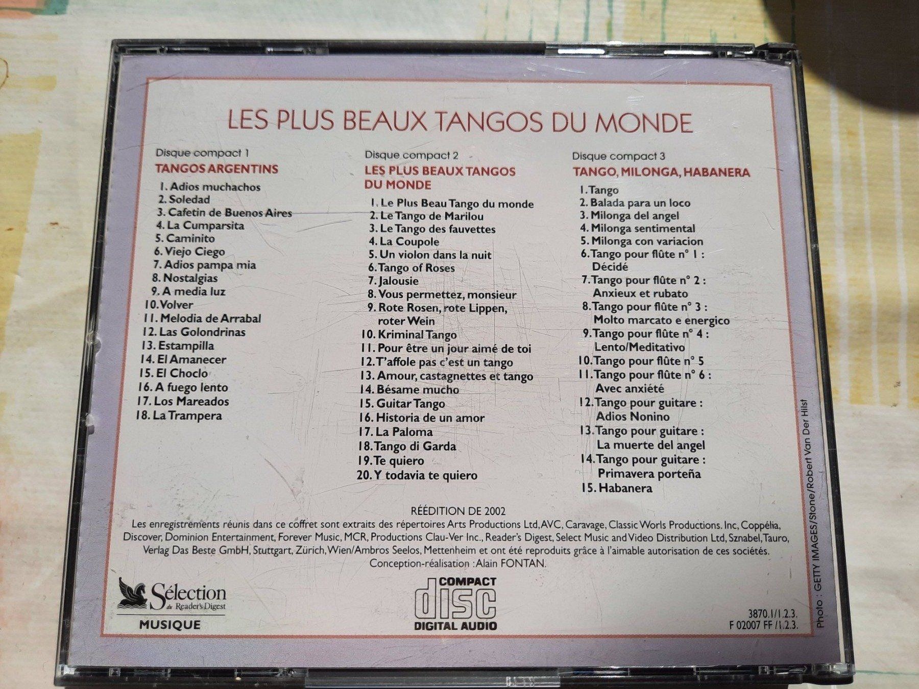 CD: Cd Les plus beaux Tangos du monde – Usato da Pully venduto da bro_n52j 2