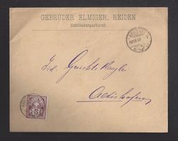 1883 GEBRÜDER ELMIGER, REIDEN Sohlledergerberei AMBULANT