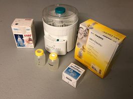 Still Set: Muttermilchpumpe, Sterilisator, Flaschenwärmer...
