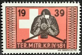 Soldatenmarke 2.WK, Ter Mitrailleur Kp IV/181, Wi Ter 374