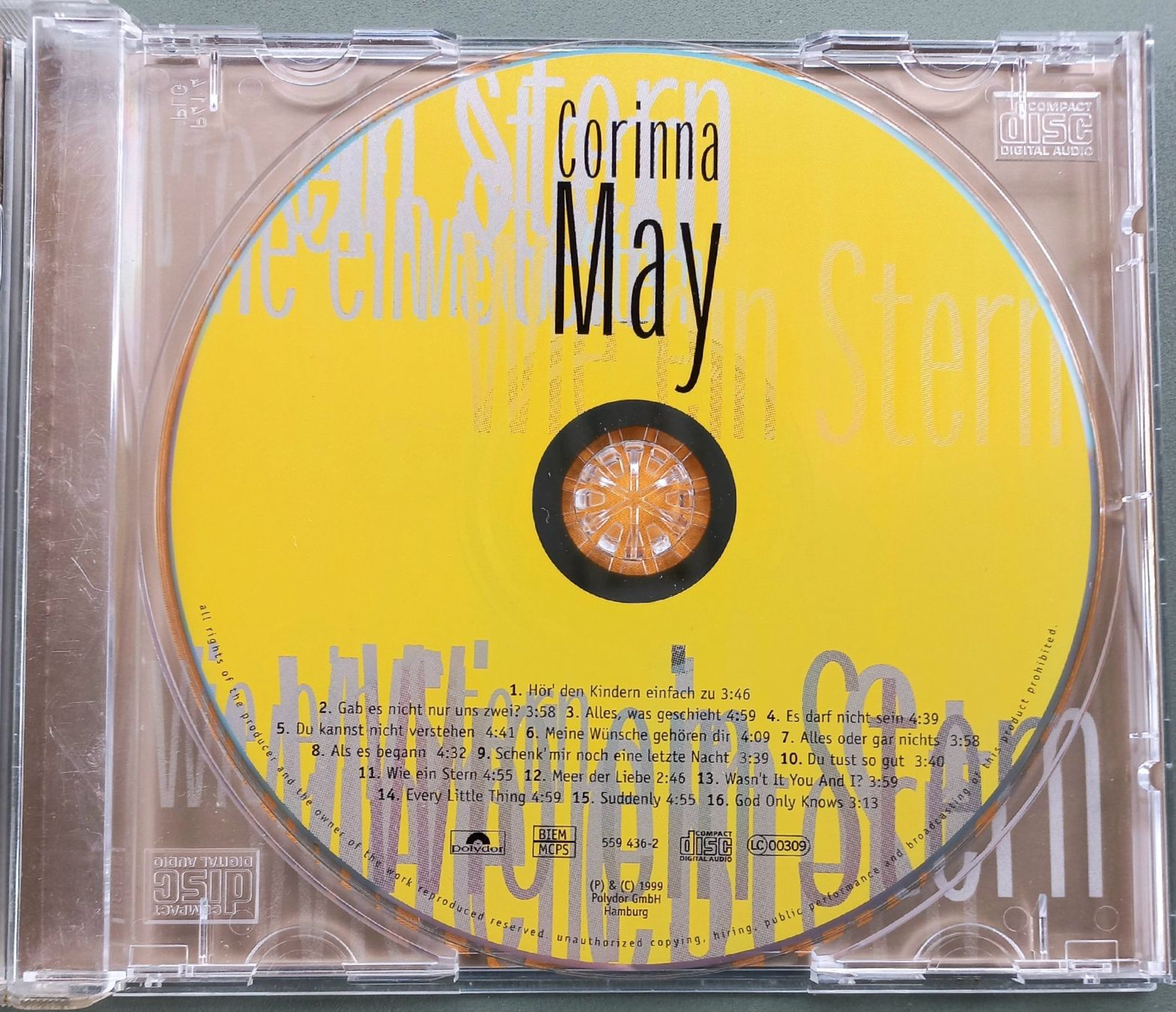 CD: CD - Corinna May - Wie ein Stern – Usato da Niederuzwil venduto da lubimaja 2