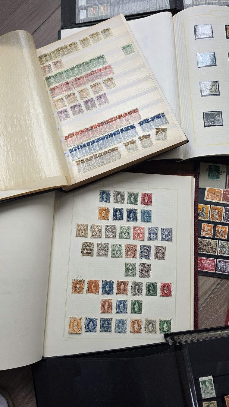 Tous les timbres: Grosse Sammlung Briefmarken Schweiz – D'occasion à Reichenburg par ibiza18 3
