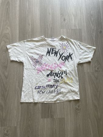 T-Shirt New York Schmetterling August Grösse 164 Neu
