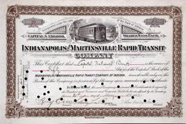 Indianapolis & Martinsville Rapid Transit Company - 1903