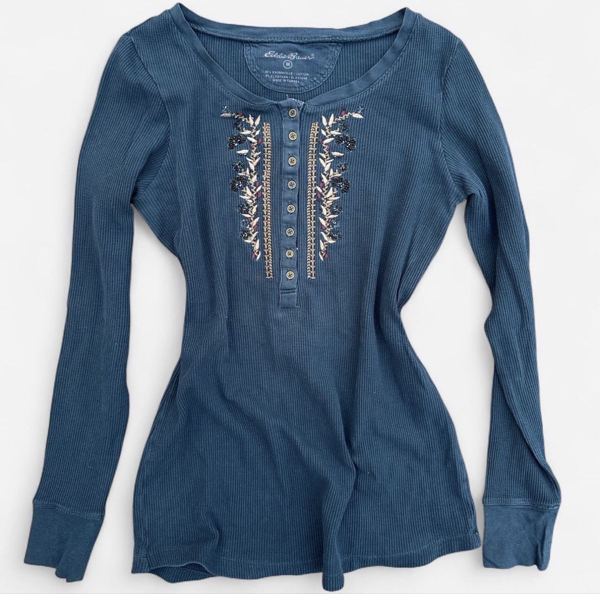 Eddie Bauer Top: Eddie Bauer Langarmshirt, blau, – Usato da Wohlen AG venduto da jes_9c79 2