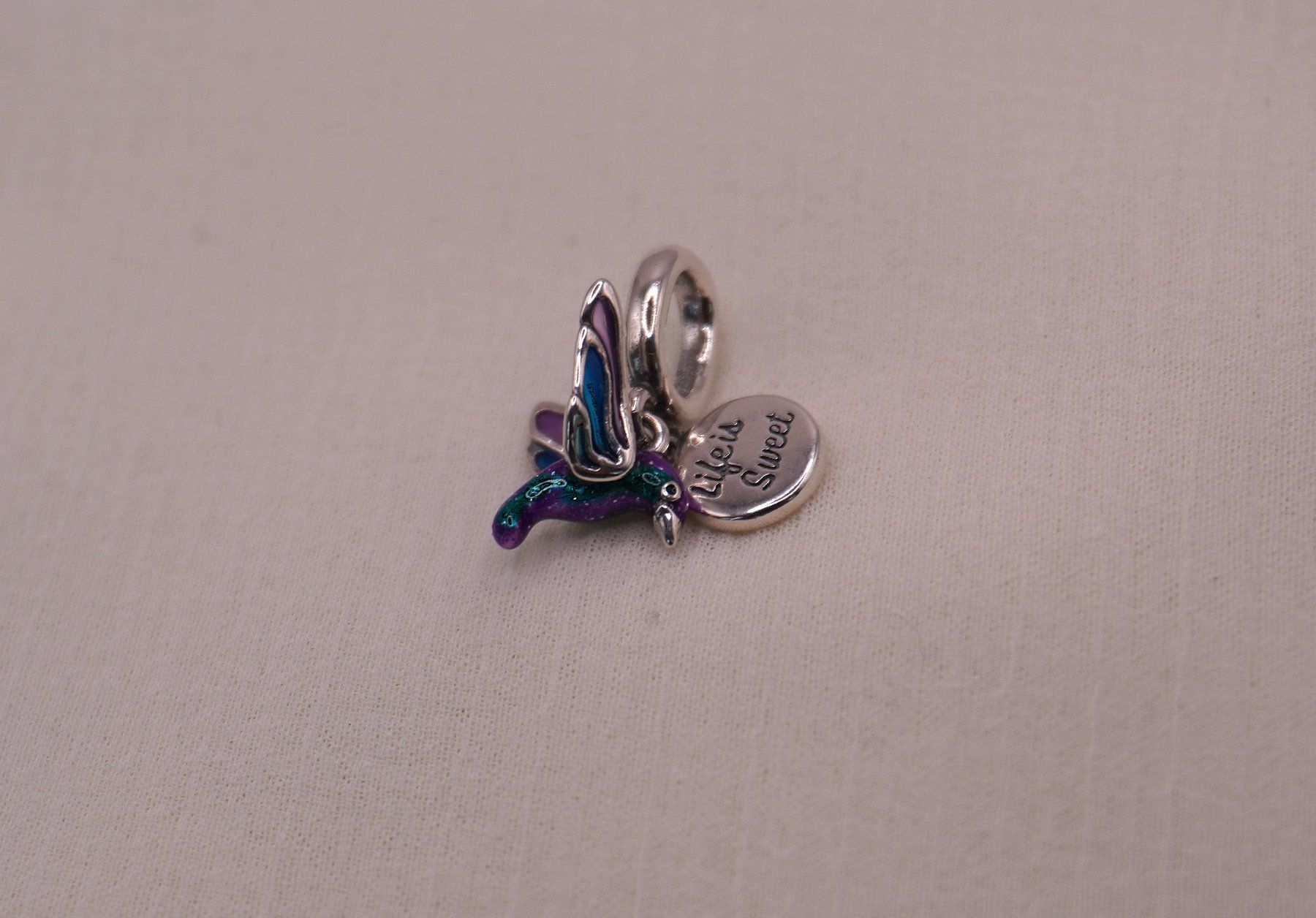 Ciondoli: Charm "Kolibri" zu Pandora 925 Silber – Nuovo (secondo la descrizione) da Niederbüren venduto da Fidi5