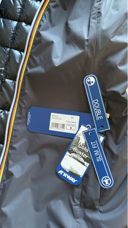 Giacca K-Way Charlene Tpd Slim Fit Nuova Taglia 8