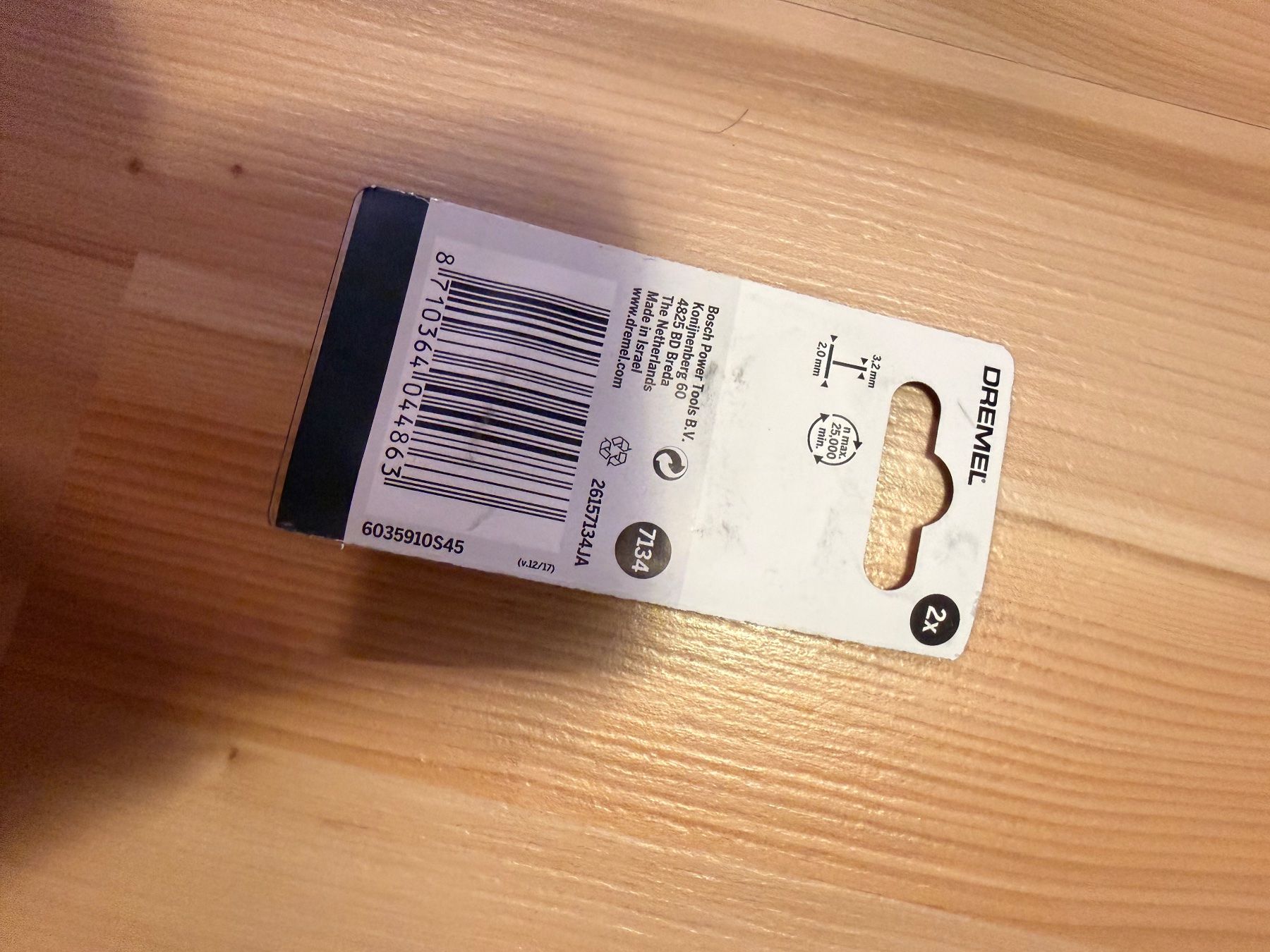 Dremel Tutti gli attrezzi: Dremel 7134 Diamantfräser 2,0mm – Usato da Amriswil venduto da Trivet 1