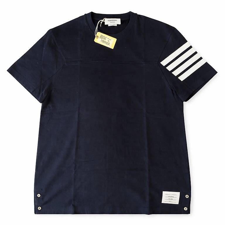 T-shirt: Thom Browne T-Shirt Navy - Nuova – Usato da Comano venduto da sil_t5js