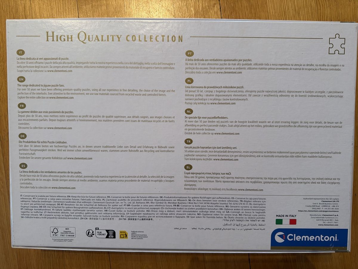 Clementoni Puzzle: Puzzle – Usato da Cologny venduto da CZILLI 1