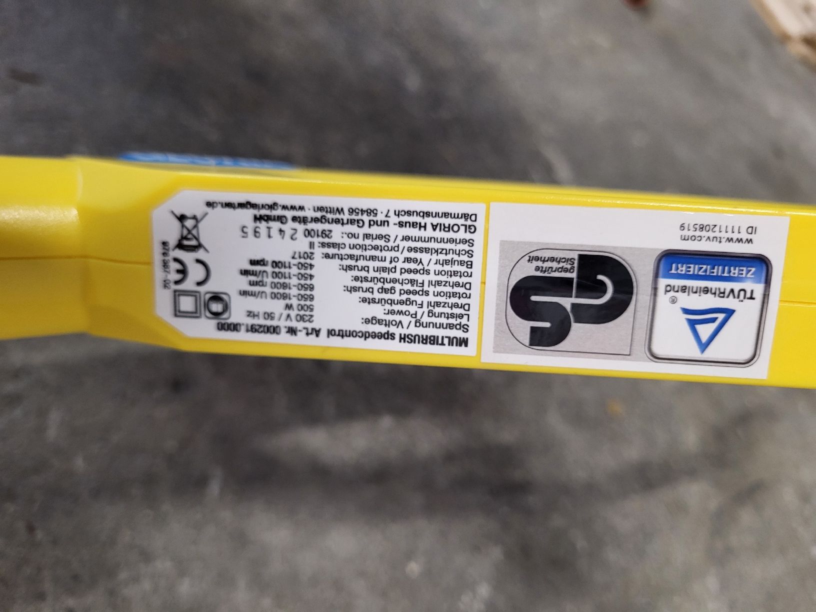 Tous les outils: Gloria Multibrush Speedcontrol mit Zubehör – D'occasion à Oberkirch LU par trjonas 2